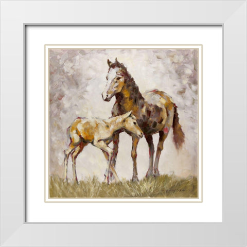 Learning the Ropes White Modern Wood Framed Art Print with Double Matting by Orme, E. Anthony