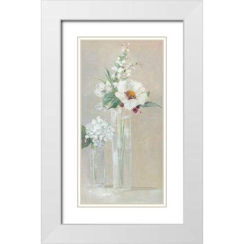 Select Blooms White Modern Wood Framed Art Print with Double Matting by Swatland, Sally