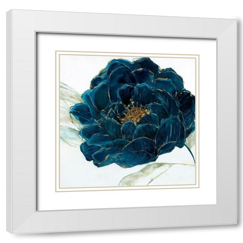 Velvet Bloom White Modern Wood Framed Art Print with Double Matting by Swatland, Sally