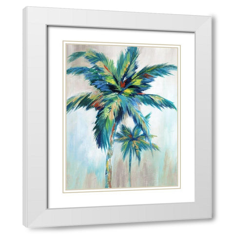 Bright Breeze I White Modern Wood Framed Art Print with Double Matting by Nan