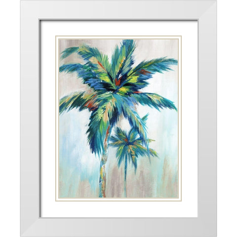 Bright Breeze I White Modern Wood Framed Art Print with Double Matting by Nan