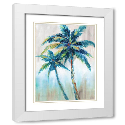 Bright Breeze II White Modern Wood Framed Art Print with Double Matting by Nan