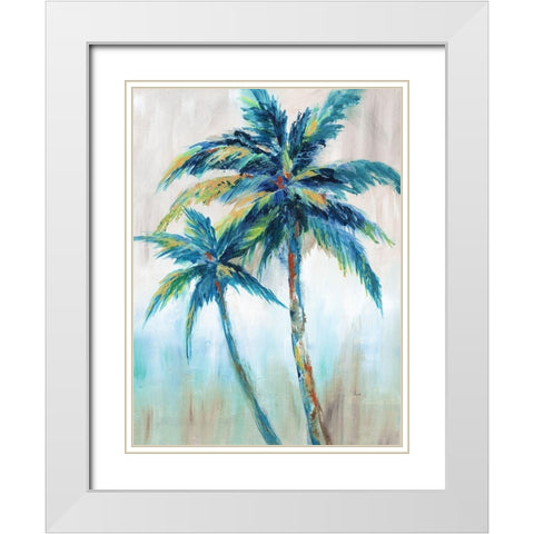 Bright Breeze II White Modern Wood Framed Art Print with Double Matting by Nan