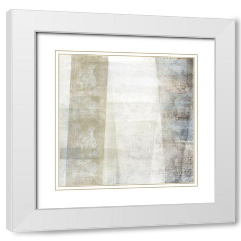 Highland Fog III White Modern Wood Framed Art Print with Double Matting by Nan