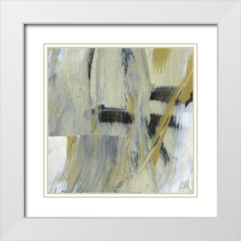 Alder Creek III White Modern Wood Framed Art Print with Double Matting by Jill, Susan