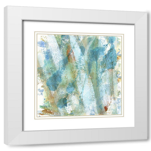 Spring Thaw White Modern Wood Framed Art Print with Double Matting by Jill, Susan