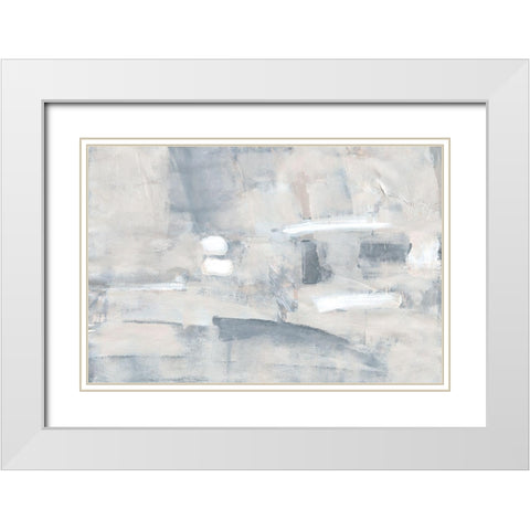 Fogscape II White Modern Wood Framed Art Print with Double Matting by Pattinian, Merri