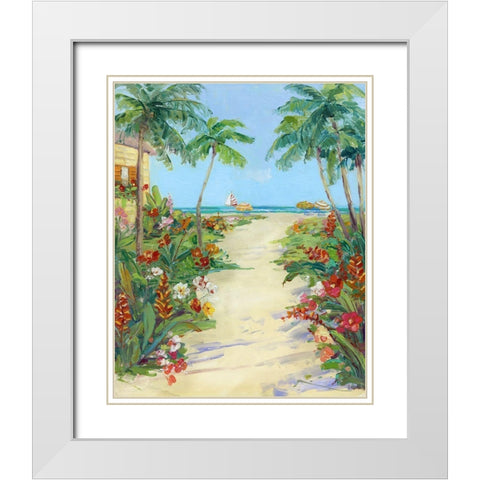 Its 5:00 Somewhere I White Modern Wood Framed Art Print with Double Matting by Swatland, Sally