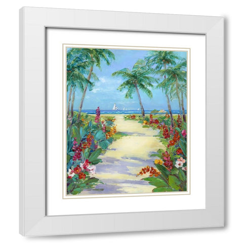 Its 5:00 Somewhere II White Modern Wood Framed Art Print with Double Matting by Swatland, Sally