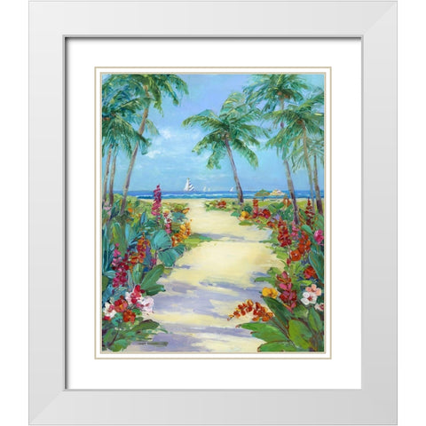Its 5:00 Somewhere II White Modern Wood Framed Art Print with Double Matting by Swatland, Sally