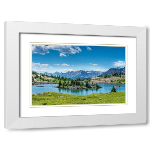 Afternoon Magic White Modern Wood Framed Art Print with Double Matting by Garber, Howie