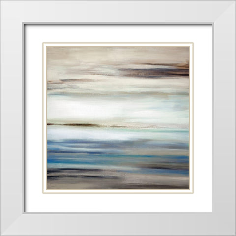 Sanibel Surprise White Modern Wood Framed Art Print with Double Matting by Shapiro, Judith
