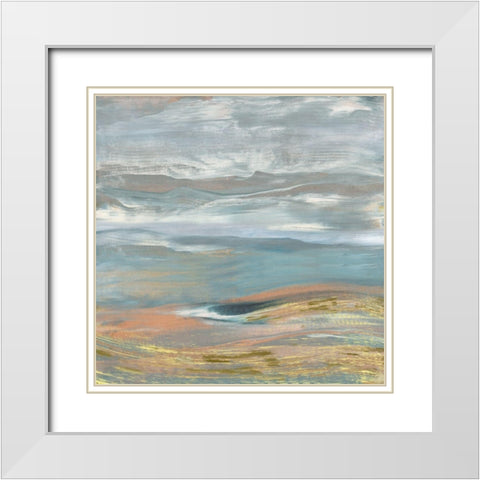 Debruce I White Modern Wood Framed Art Print with Double Matting by Jill, Susan