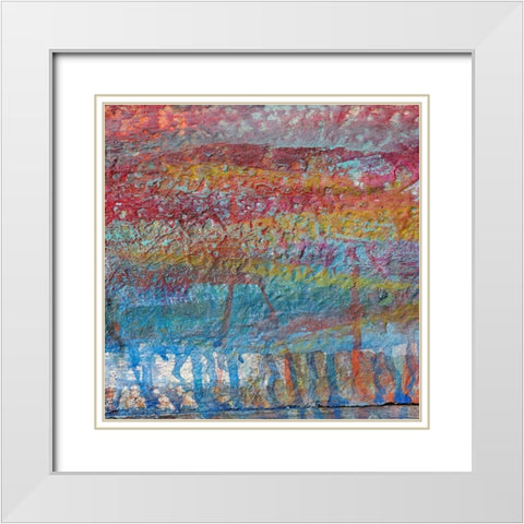 Rockport White Modern Wood Framed Art Print with Double Matting by Jones, Adam