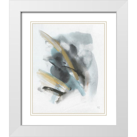 Vietri Sul Mare II White Modern Wood Framed Art Print with Double Matting by Jill, Susan