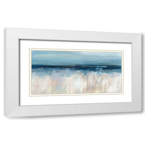 High Tide White Modern Wood Framed Art Print with Double Matting by Jill, Susan