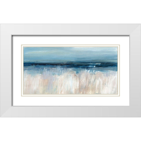 High Tide White Modern Wood Framed Art Print with Double Matting by Jill, Susan