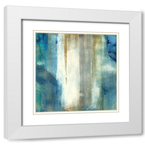 Sand Lake Summer III White Modern Wood Framed Art Print with Double Matting by Jill, Susan
