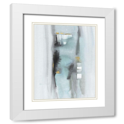 Amalfi I White Modern Wood Framed Art Print with Double Matting by Jill, Susan