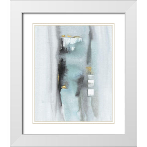 Amalfi I White Modern Wood Framed Art Print with Double Matting by Jill, Susan