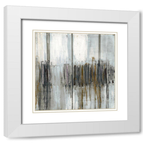 Saturnia Spring I White Modern Wood Framed Art Print with Double Matting by Jill, Susan