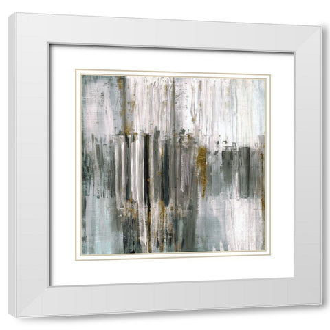Saturnia Spring II White Modern Wood Framed Art Print with Double Matting by Jill, Susan