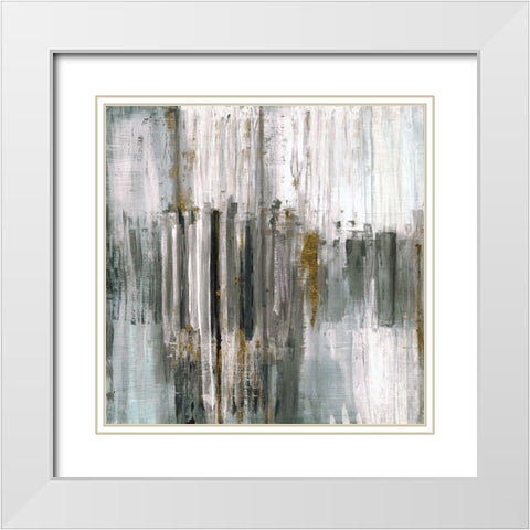 Saturnia Spring II White Modern Wood Framed Art Print with Double Matting by Jill, Susan
