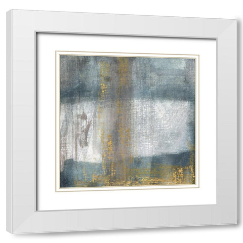 Frost Valley White Modern Wood Framed Art Print with Double Matting by Jill, Susan
