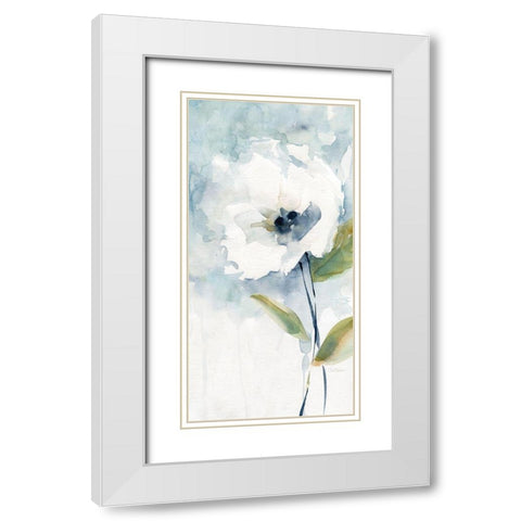 Kiss of Summer II White Modern Wood Framed Art Print with Double Matting by Robinson, Carol