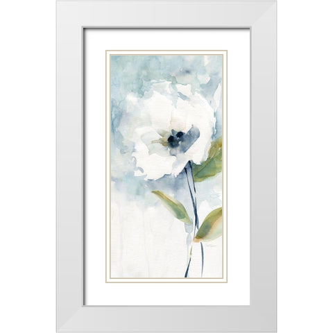 Kiss of Summer II White Modern Wood Framed Art Print with Double Matting by Robinson, Carol