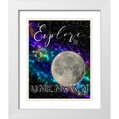 Explore White Modern Wood Framed Art Print with Double Matting by Santiago, Daniela