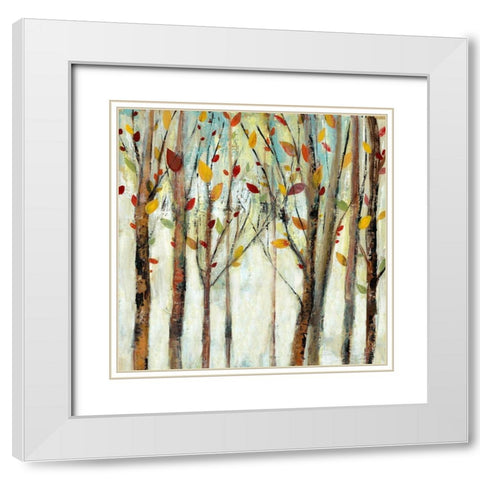See The Beauty White Modern Wood Framed Art Print with Double Matting by Tava Studios