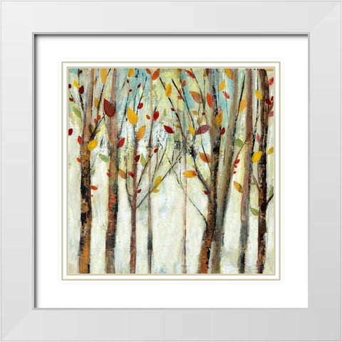 See The Beauty White Modern Wood Framed Art Print with Double Matting by Tava Studios