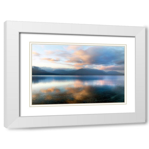Magic Hour White Modern Wood Framed Art Print with Double Matting by Gallery, Jaynes