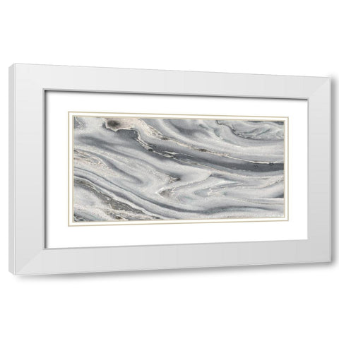 Amalfi White Modern Wood Framed Art Print with Double Matting by Jill, Susan