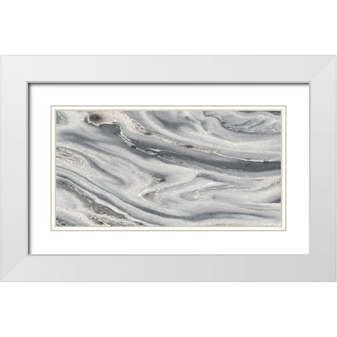 Amalfi White Modern Wood Framed Art Print with Double Matting by Jill, Susan