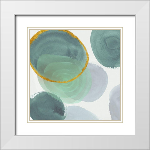 Ontario II White Modern Wood Framed Art Print with Double Matting by Jill, Susan