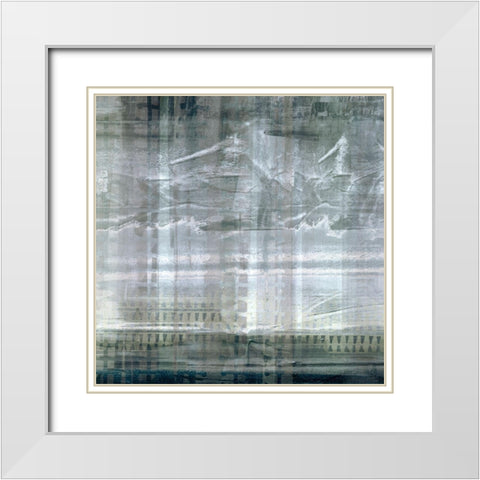By The Bay I White Modern Wood Framed Art Print with Double Matting by Jill, Susan