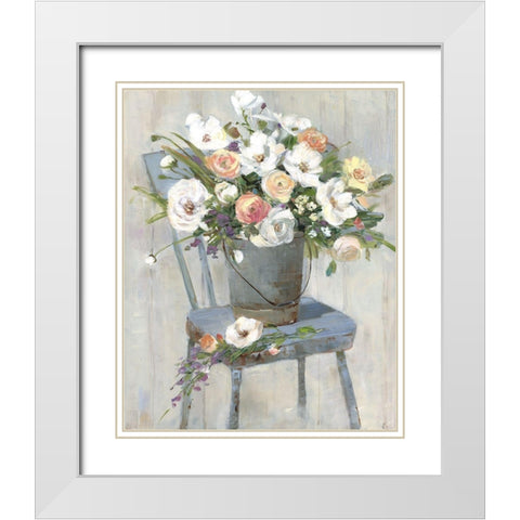 Sweet Pickins White Modern Wood Framed Art Print with Double Matting by Swatland, Sally