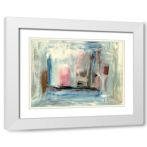 Twilight White Modern Wood Framed Art Print with Double Matting by Jill, Susan
