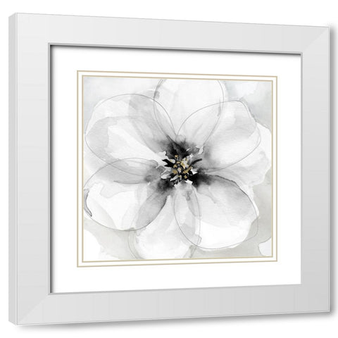 Bold Beginnings II White Modern Wood Framed Art Print with Double Matting by Robinson, Carol