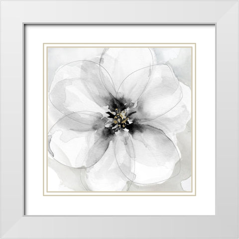 Bold Beginnings II White Modern Wood Framed Art Print with Double Matting by Robinson, Carol