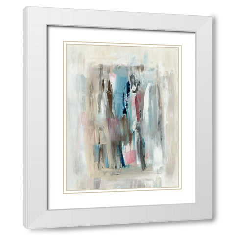 Rain Shadow I White Modern Wood Framed Art Print with Double Matting by Jill, Susan