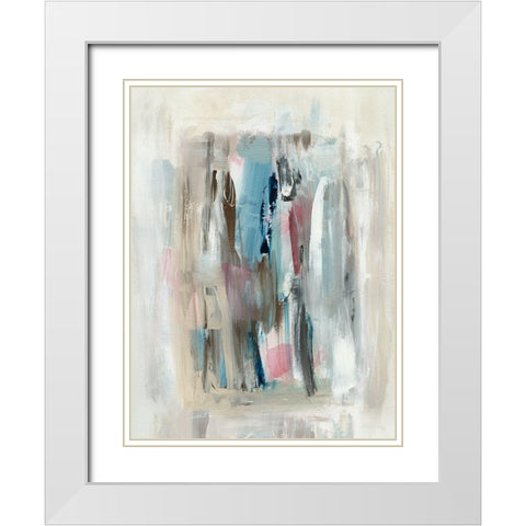 Rain Shadow I White Modern Wood Framed Art Print with Double Matting by Jill, Susan