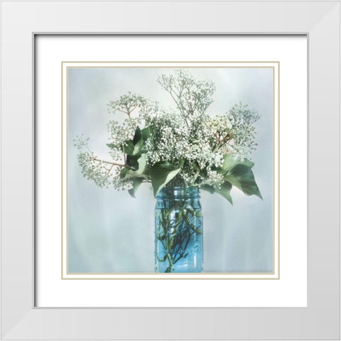 Bloomin Wild II White Modern Wood Framed Art Print with Double Matting by Weisz, Irene