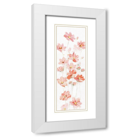 Coral Medley I White Modern Wood Framed Art Print with Double Matting by Swatland, Sally
