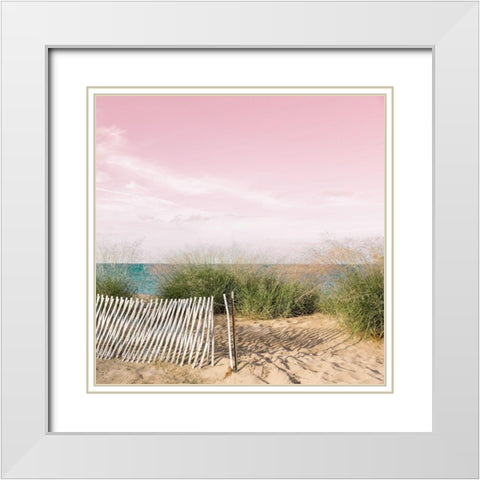 Sugar Sky White Modern Wood Framed Art Print with Double Matting by Day, Richard and Susan