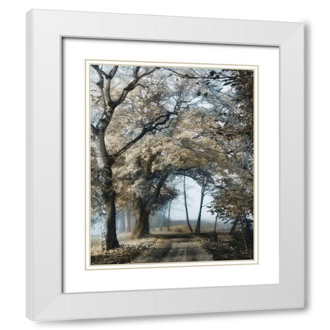 Road to Tomorrow White Modern Wood Framed Art Print with Double Matting by Van de Goor, Lars