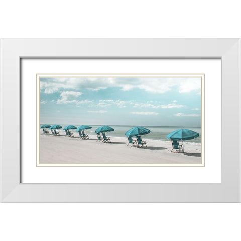 Idle Hours White Modern Wood Framed Art Print with Double Matting by Crust, Charles