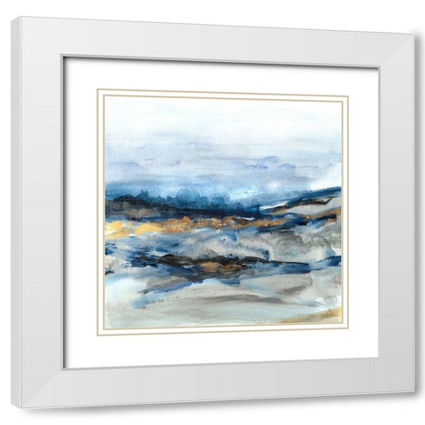 Hidden Spring White Modern Wood Framed Art Print with Double Matting by Jill, Susan